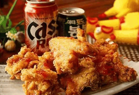 柠檬炸鸡啤酒