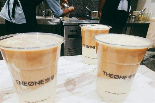 theone炭茶产品 门店图片