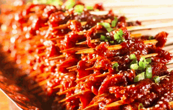 小竹签烤肉