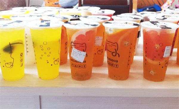 茶瘾奶茶产品 门店图片
