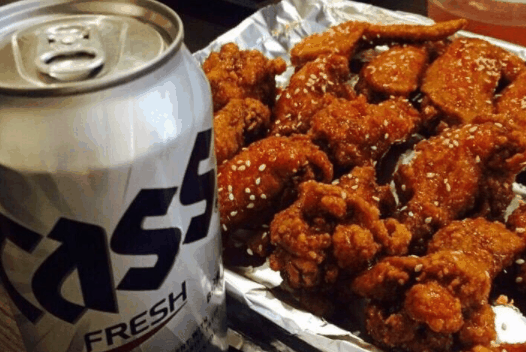 the frypan韩国炸鸡啤酒