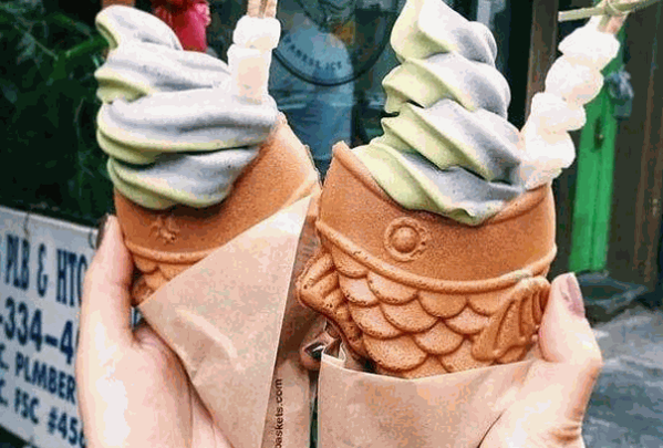 鲷鱼烧冰淇淋产品 门店图片