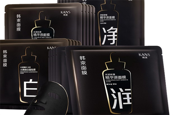 韩束黑面膜产品 门店图片