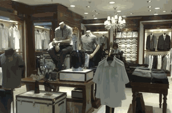 鼎派男装产品 门店图片