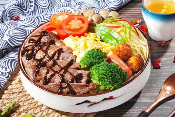 风味牛排饭产品 门店图片