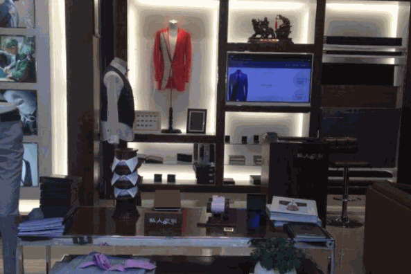 红领服装定制产品 门店图片