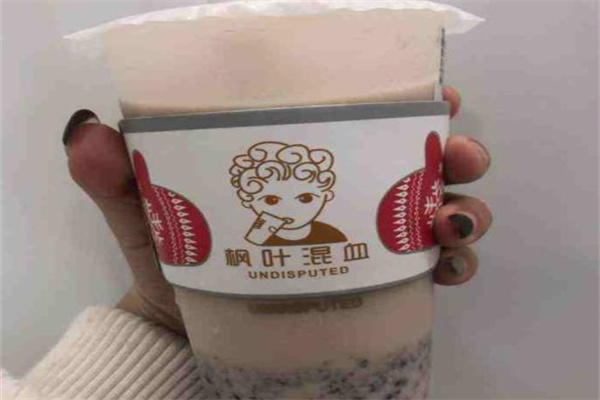 枫叶混血奶茶产品 门店图片