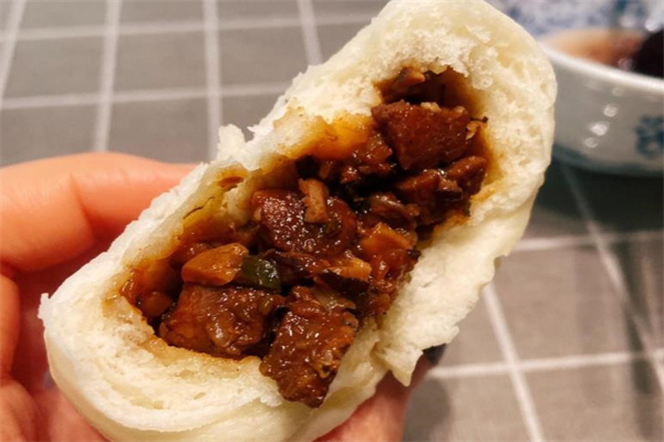 茯苓酱肉包产品 门店图片