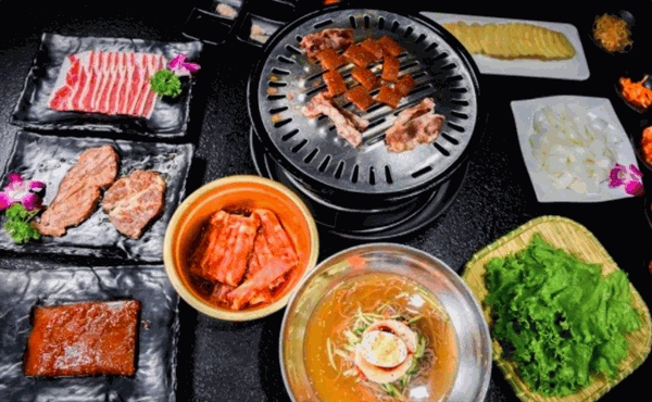 捞吧自助火锅韩式烤肉