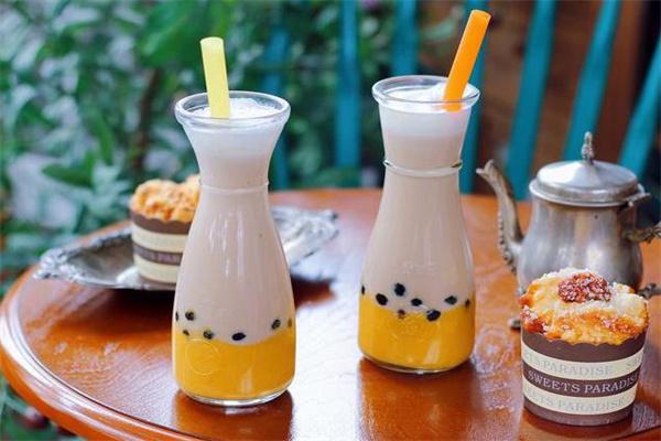 锦鲤奶茶产品 门店图片