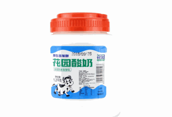 花园酸奶产品 门店图片