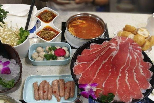 魔法帽牛肉酱料火锅