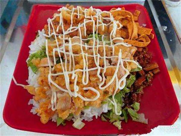 奥尔良烤肉拌饭