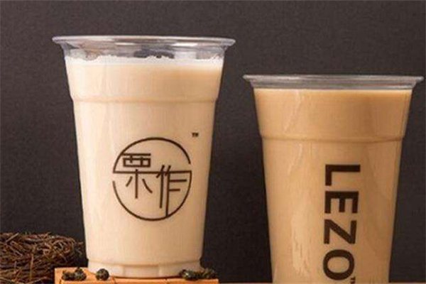 栗作奶茶店产品 门店图片