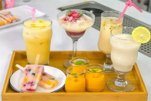 芒q奶茶产品 门店图片