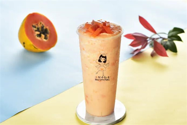 三只小仙女奶茶产品 门店图片
