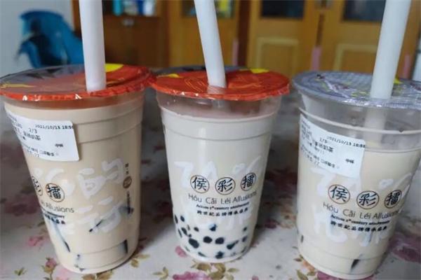 幸福侯彩擂奶茶产品 门店图片