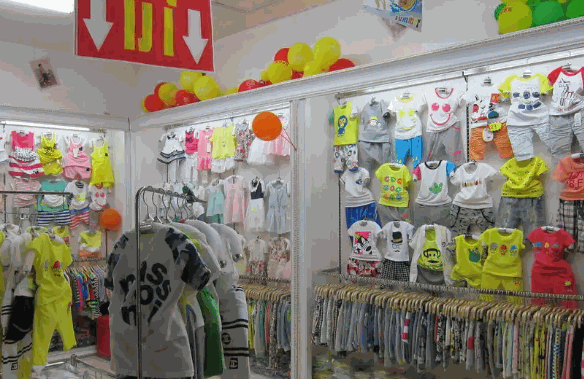 童伴童装产品 门店图片