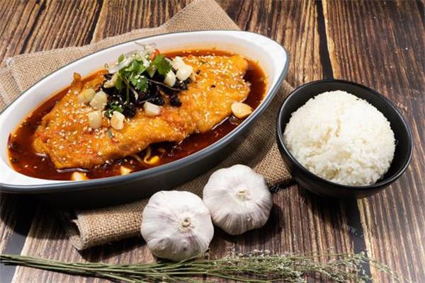 觅香无骨烤鱼捞饭