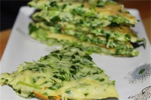 食香菜煎饼