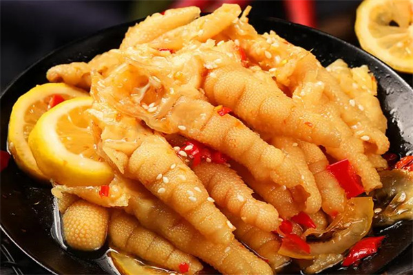 柠檬无骨鸡爪