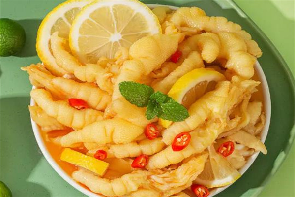 柠檬无骨鸡爪