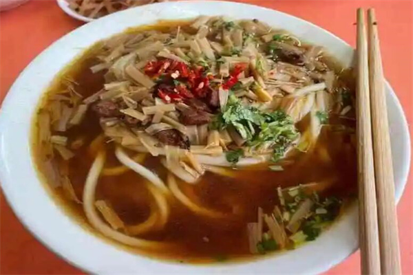 台儿庄黄花牛肉面产品 门店图片