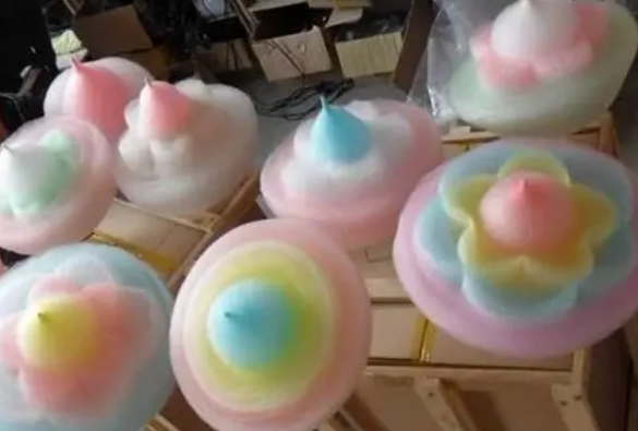 幻彩花型棉花糖