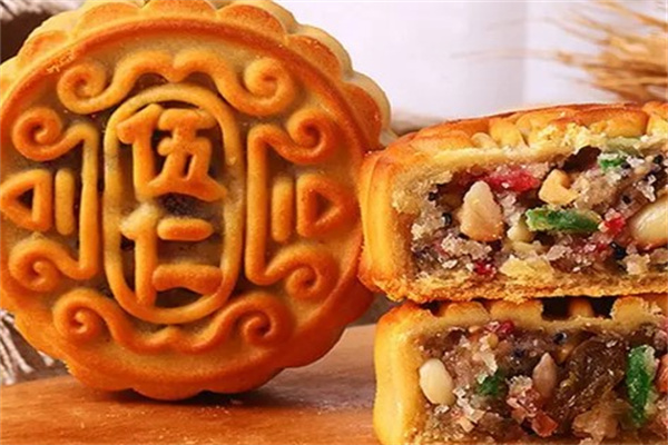 莲香月饼