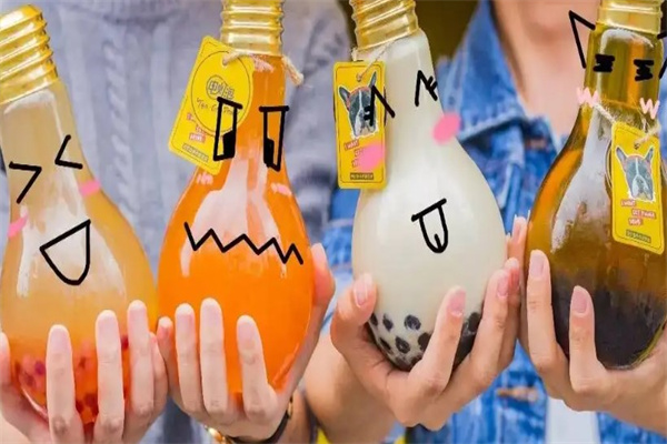 电灯泡奶茶