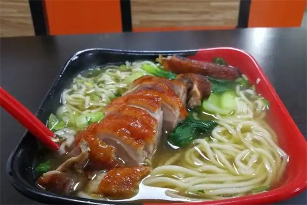 正宗广东烧鸭面费多少？怎样