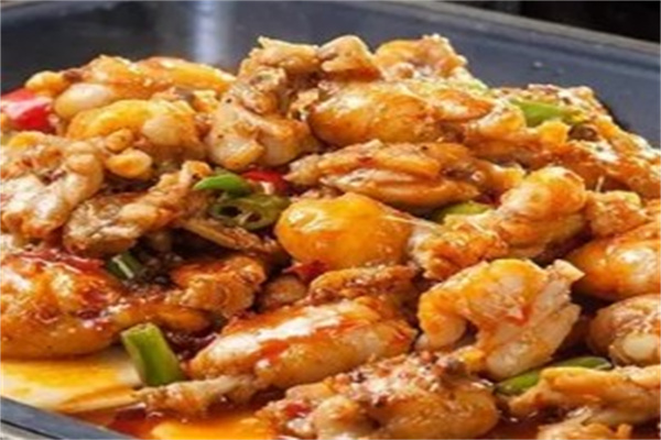 花龙阵炭火牛蛙