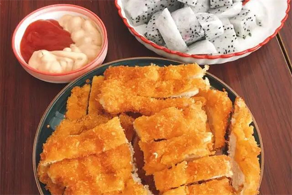 正宗炸鸡排产品 门店图片