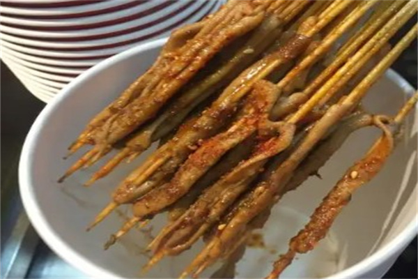 毛记秘制烤鸭肠