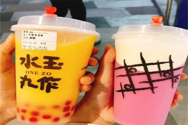 水玉丸作奶茶