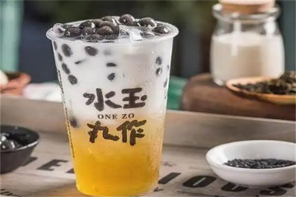 水玉丸作奶茶