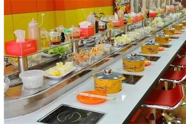 上上签旋转小火锅产品 门店图片
