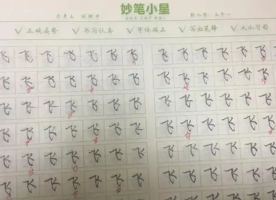 妙笔小星硬笔书法