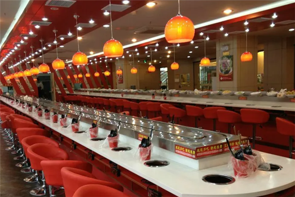 天硕涮烤旋转小火锅产品 门店图片