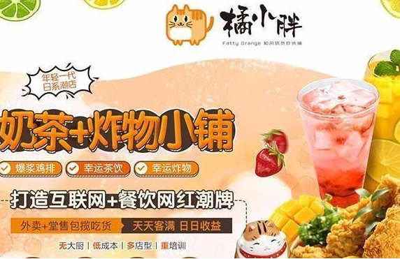 橘小胖奶茶店费大概多少？注意事项