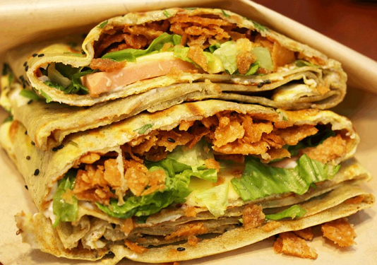 石小磨煎饼