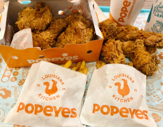 popeyes炸鸡费多少？如何
