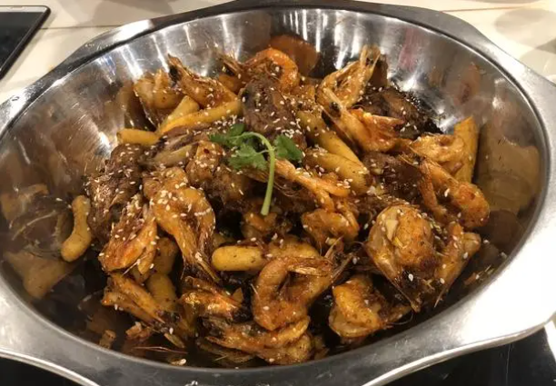 虾巢香辣虾