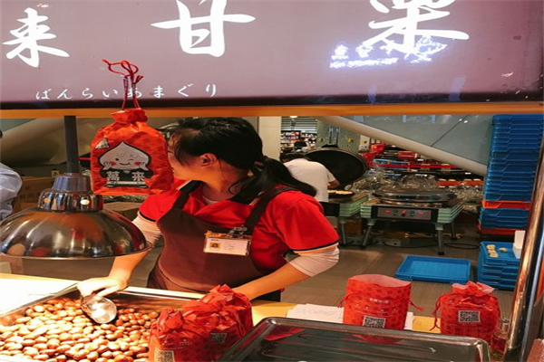 万来甘栗产品 门店图片