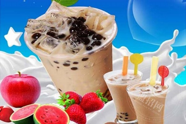 一方奶茶产品 门店图片