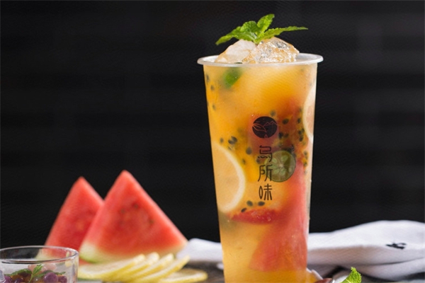 倾枫奶茶产品 门店图片