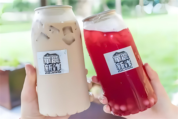 华农新作酸奶茶产品 门店图片