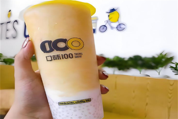 口味100奶茶产品 门店图片