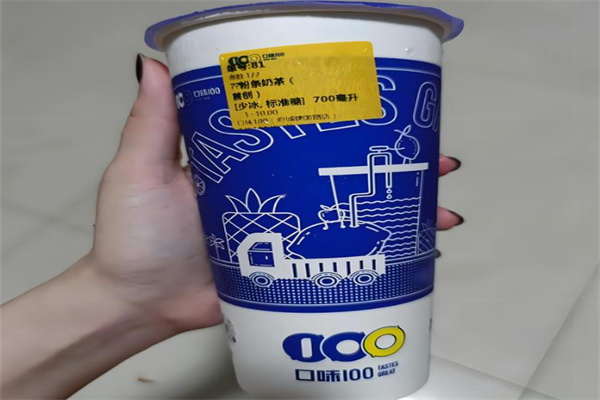 口味100奶茶产品 门店图片