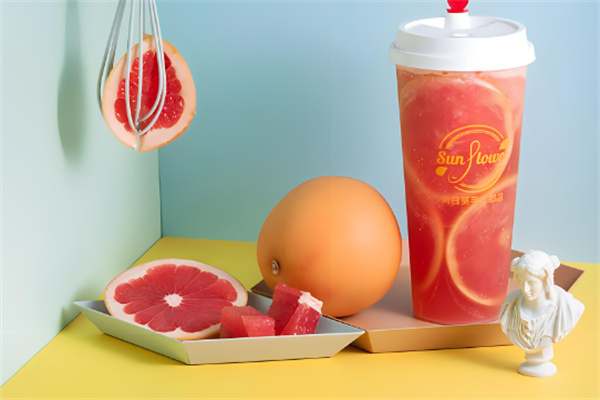 向日葵奶茶产品 门店图片